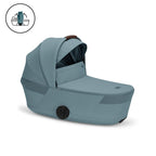 Cybex Balios + Fold Cot Accessory Bundle - Stormy Blue