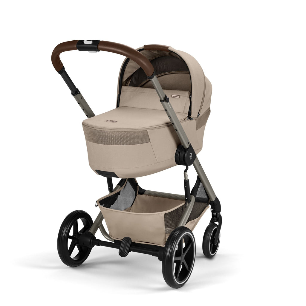 Cybex Balios S Lux Pushchair incl. Foldable Carry Cot - Almond Beige