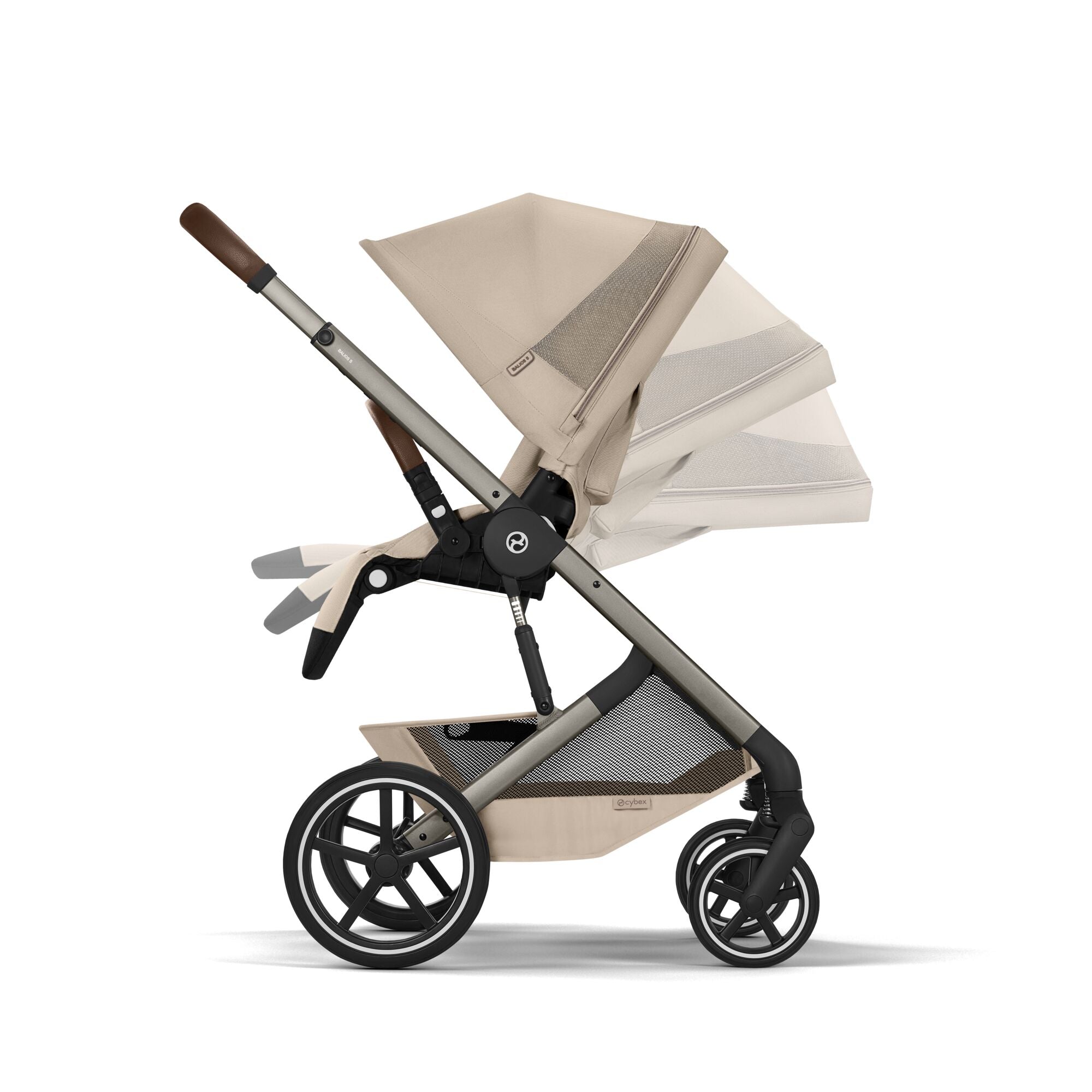 Cybex Balios S Lux Pushchair incl. Foldable Carry Cot - Almond Beige