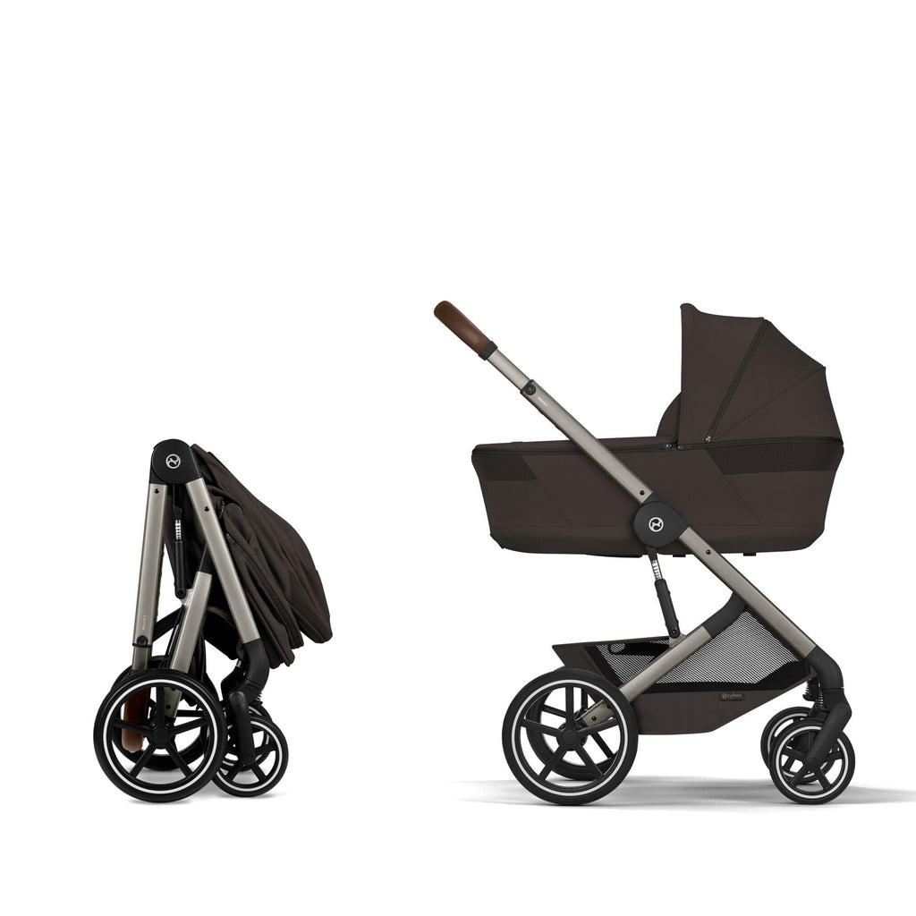Cybex Balios S Lux Pushchair incl. Foldable Carry Cot - Chocolate Brown