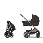 Cybex Balios S Lux Pushchair incl. Foldable Carry Cot - Chocolate Brown