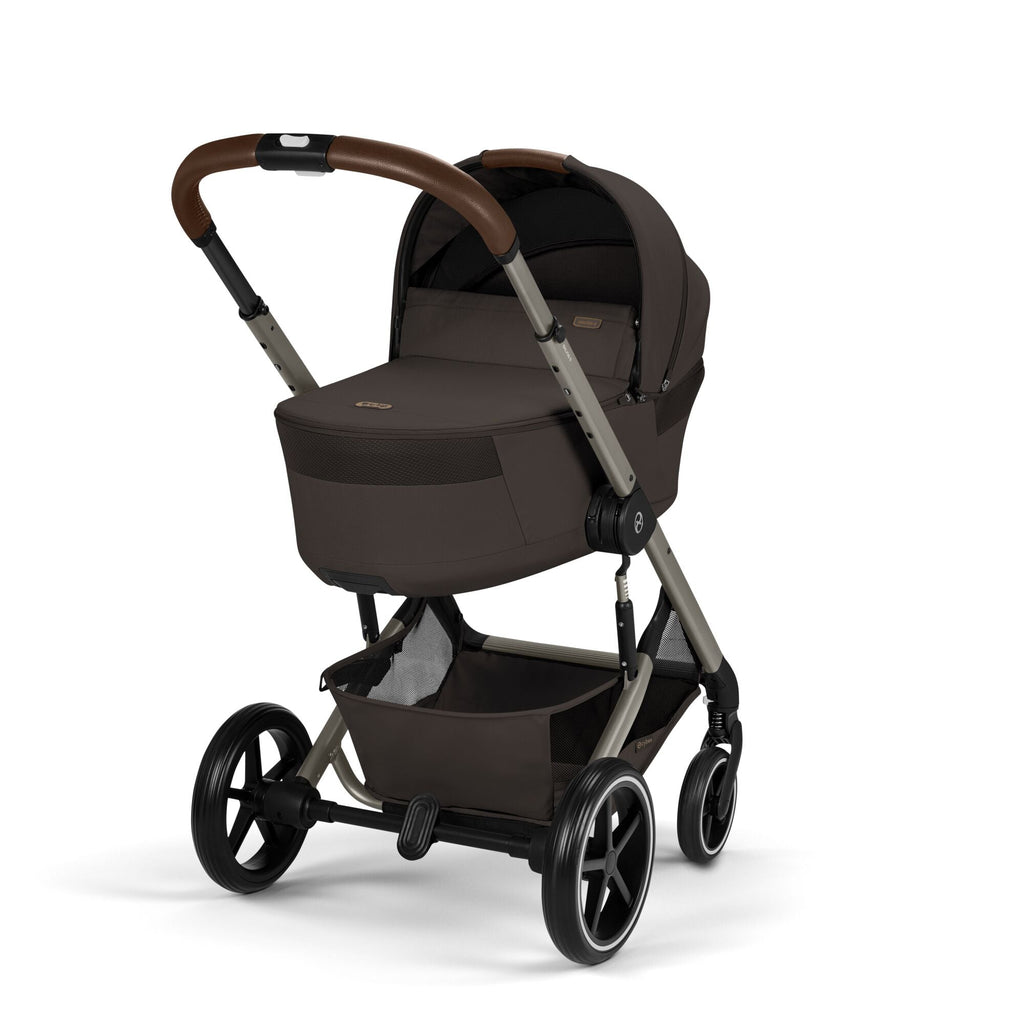 Cybex Balios S Lux Pushchair incl. Foldable Carry Cot - Chocolate Brown