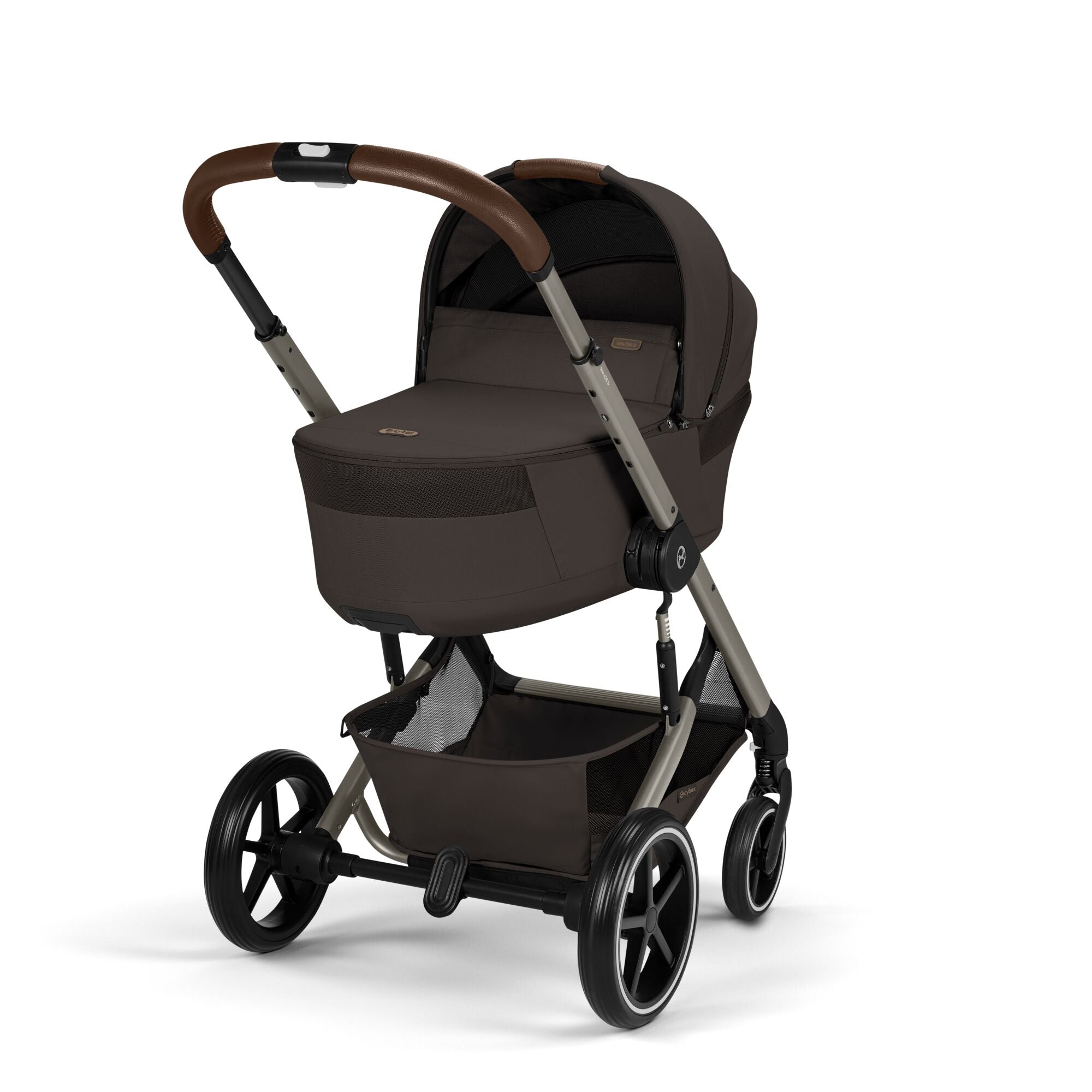 Cybex Balios S Lux Pushchair incl. Foldable Carry Cot - Chocolate Brown