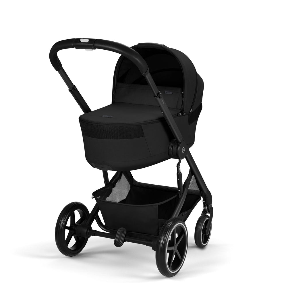 Cybex Balios S Lux Pushchair incl. Foldable Carry Cot - Moon Black