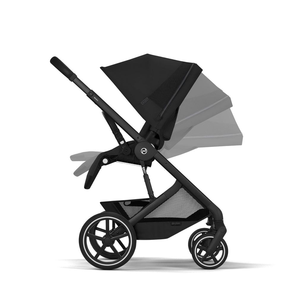 Cybex Balios S Lux Pushchair incl. Foldable Carry Cot - Moon Black