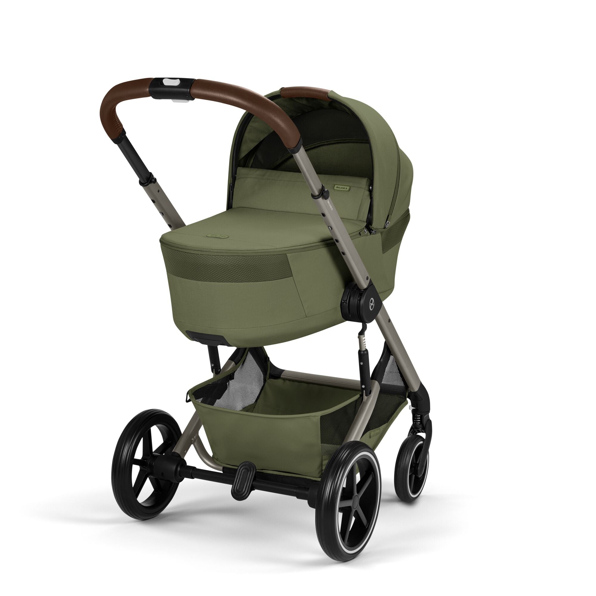 Cybex Balios S Lux Pushchair incl. Foldable Carry Cot - Moss Green