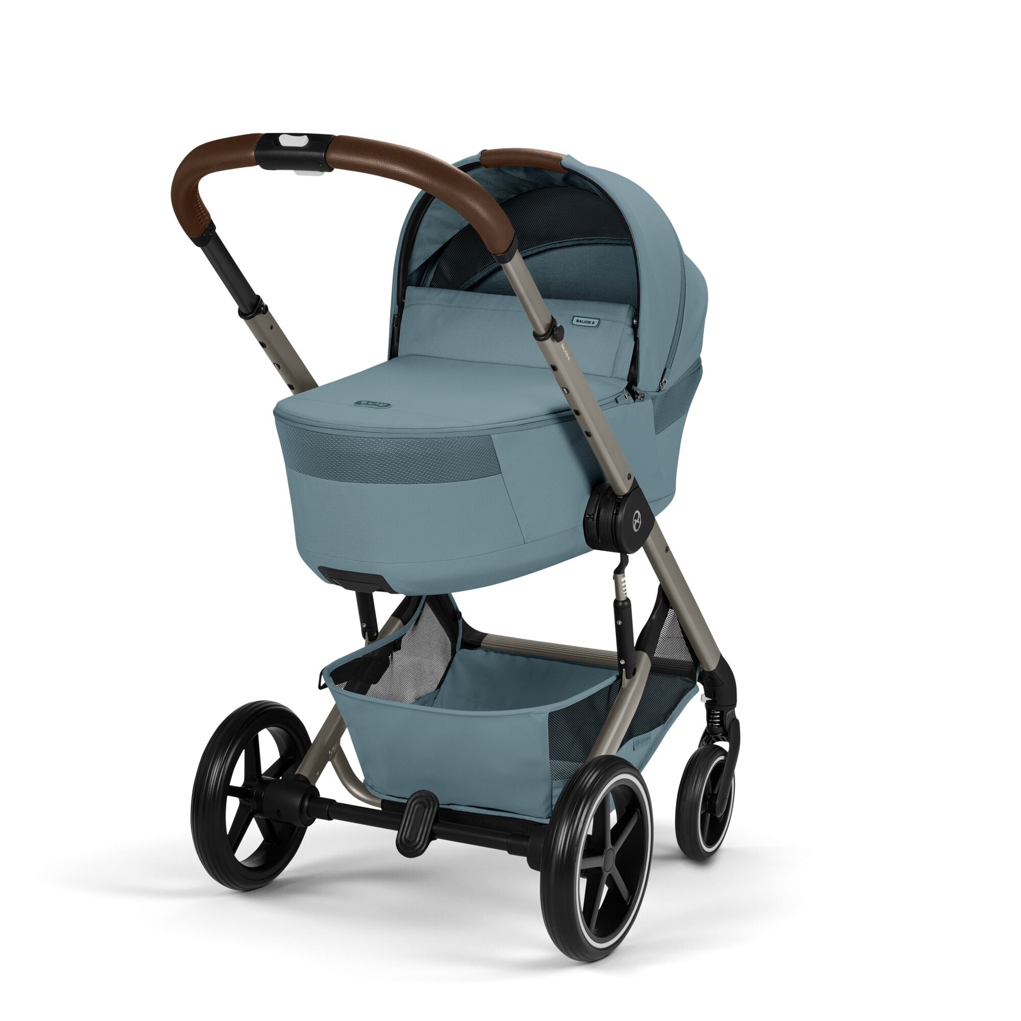 Cybex Balios S Lux Pushchair incl. Foldable Carry Cot - Stormy Blue