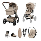 Cybex Balios + Fold Cot Travel System Bundle - Almond Beige