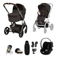 Cybex Balios + Fold Cot Travel System Bundle - Chocolate Brown