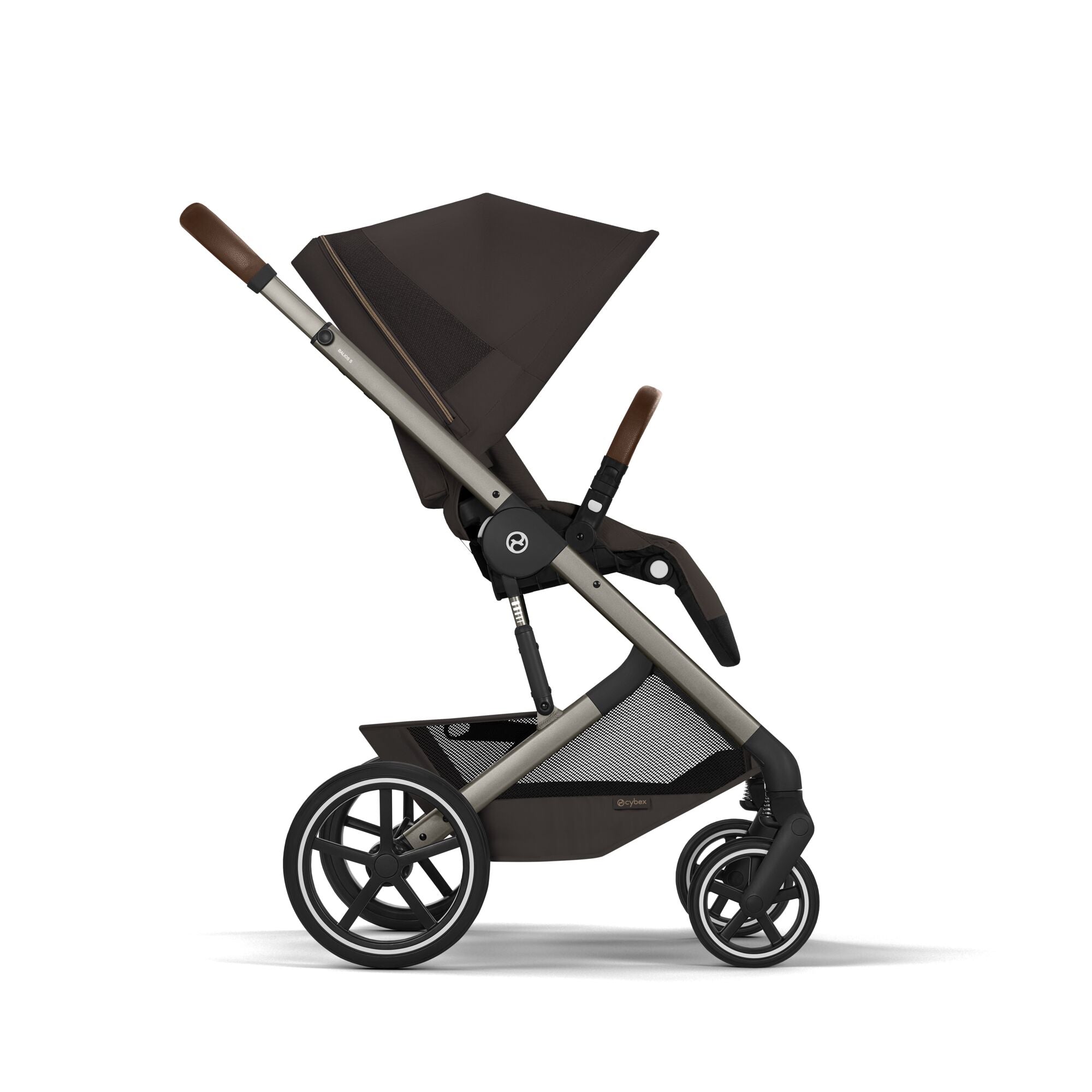 Cybex Balios + Fold Cot Travel System Bundle - Chocolate Brown