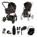 Cybex Balios + Fold Cot Ultimate Travel System Bundle - Chocolate Brown