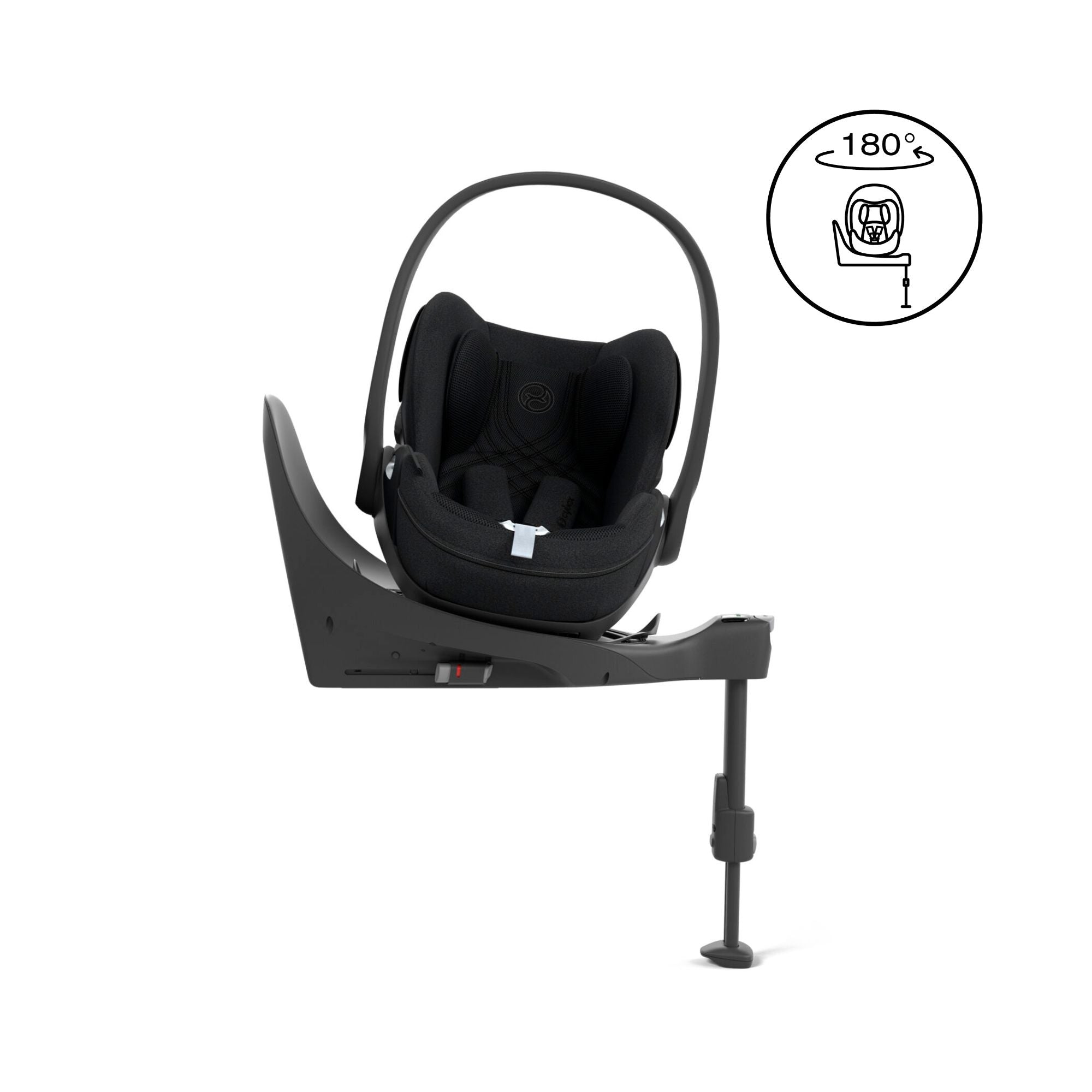 Cybex Mios Fold Cot Travel System Bundle - Style Sepia Black & Matt Black Frame