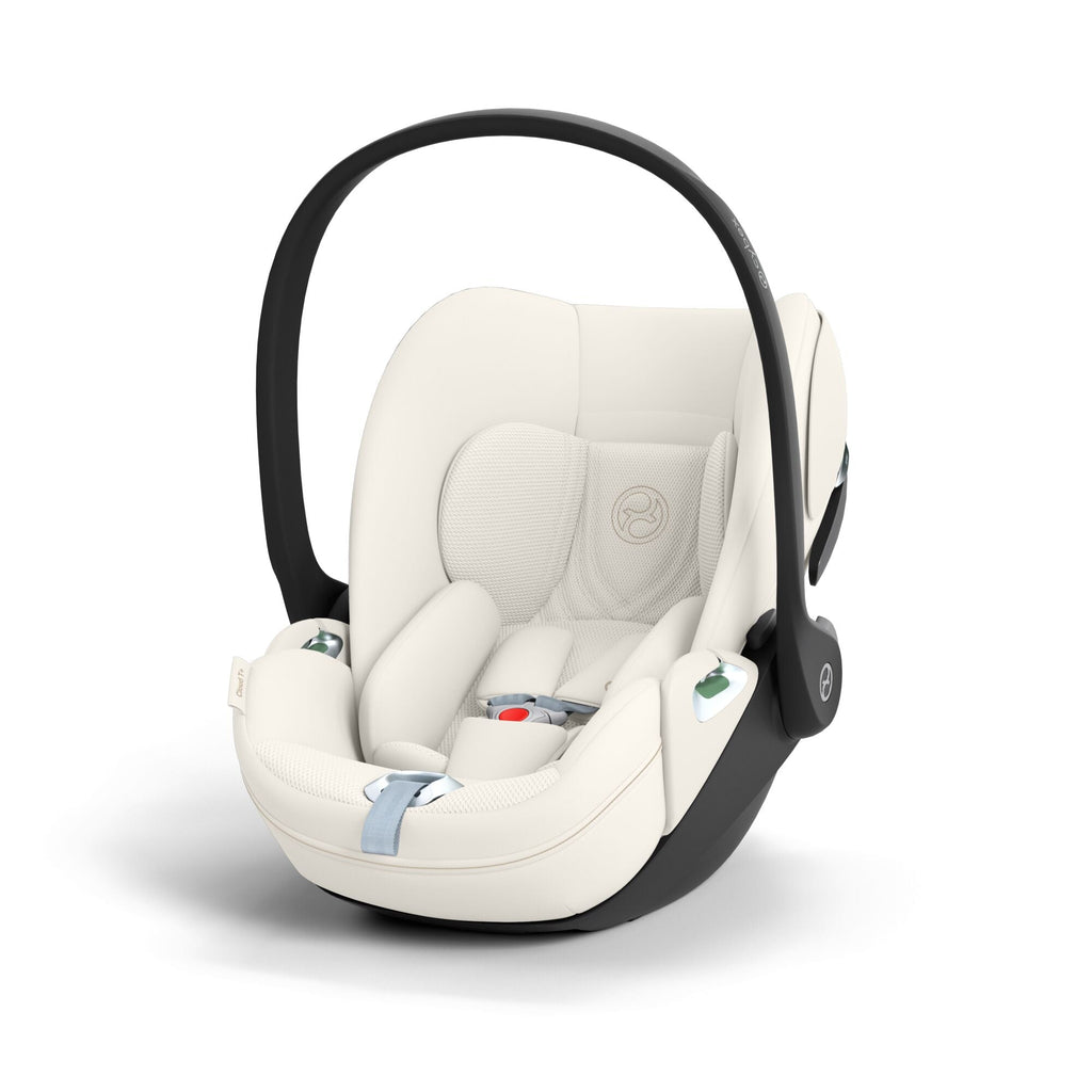 Cybex Mios Fold Cot Travel System Bundle - Style Off White & Chrome Brown Frame