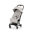 Cybex COYA Fold Cot Ultimate Travel System Bundle - Style City Grey & Chrome Brown Frame