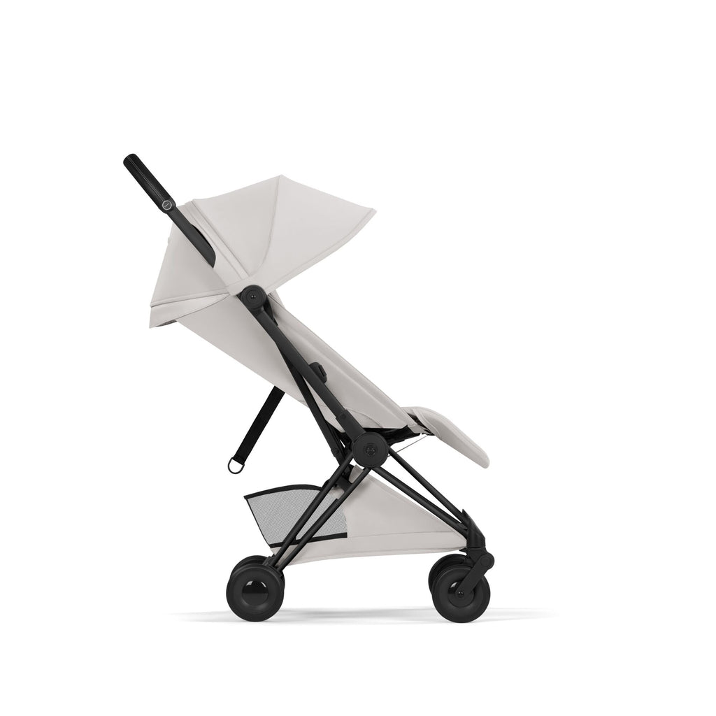 Cybex Coya Fold Cot Travel System Bundle - Style City Grey with Matt Black Frame