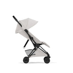 Cybex Coya Fold Cot Travel System Bundle - Style City Grey with Matt Black Frame