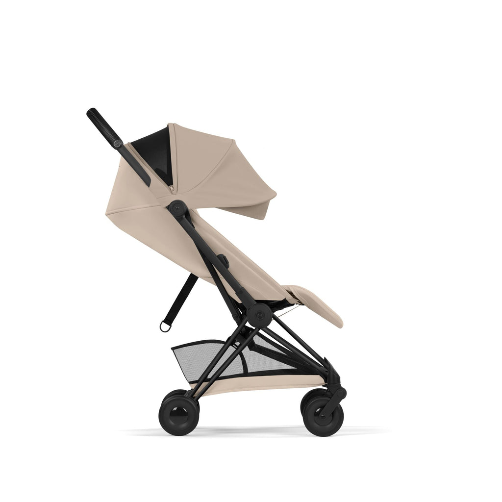 Cybex Coya Comfort Set (Pushchair & Carrycot) - Cozy Beige with Matt Black Frame