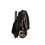 Cybex Coya Comfort Set (Pushchair & Carrycot) - Sepia Black with Rose Gold Frame