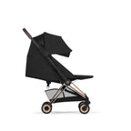 Cybex Coya Comfort Set (Pushchair & Carrycot) - Sepia Black with Rose Gold Frame