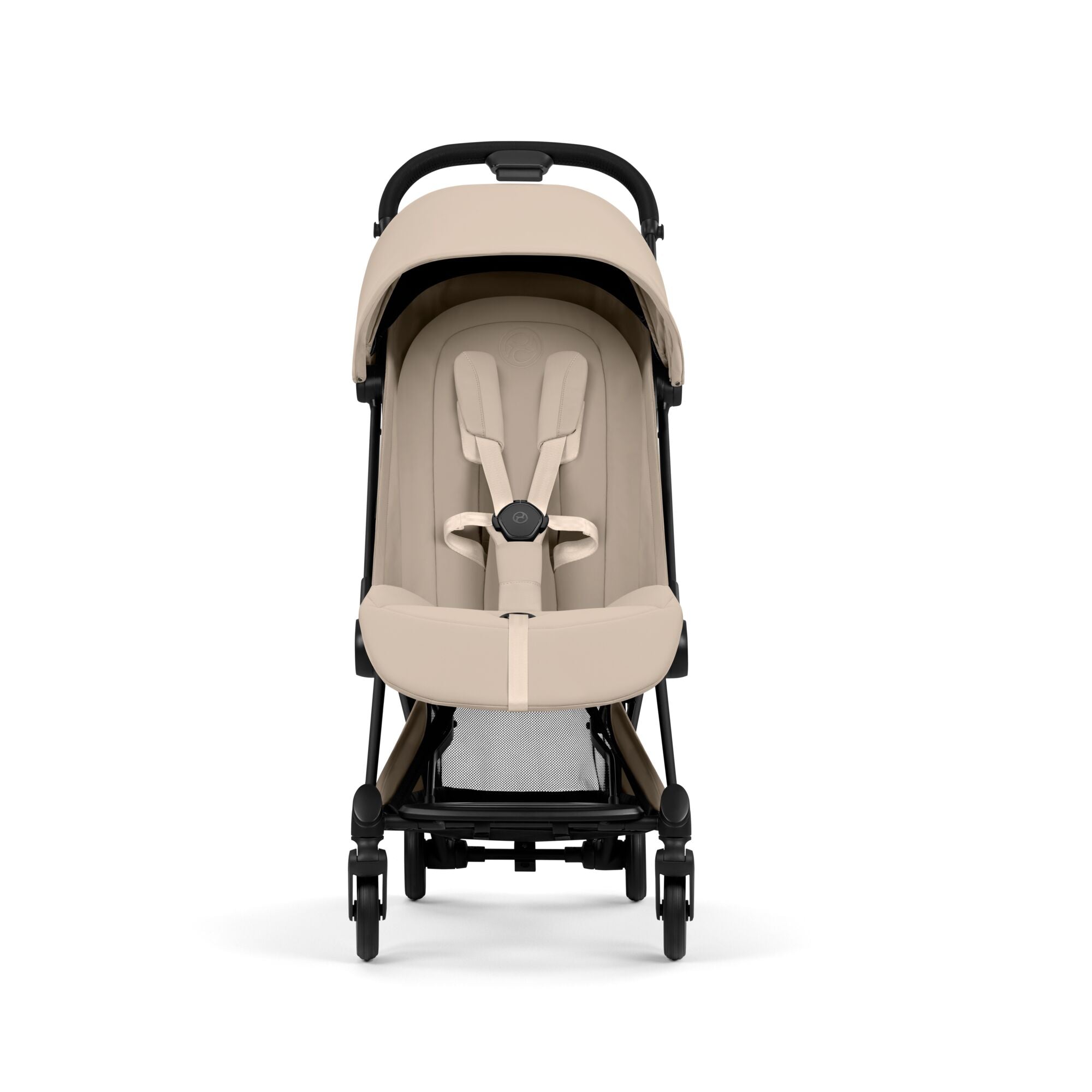 Cybex COYA Fold Cot Ultimate Travel System Bundle - Style Cozy Beige & Matt Black Frame