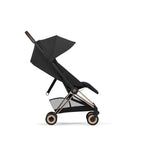 Cybex Coya Comfort Pushchair - Sepia Black with Rose Gold Frame