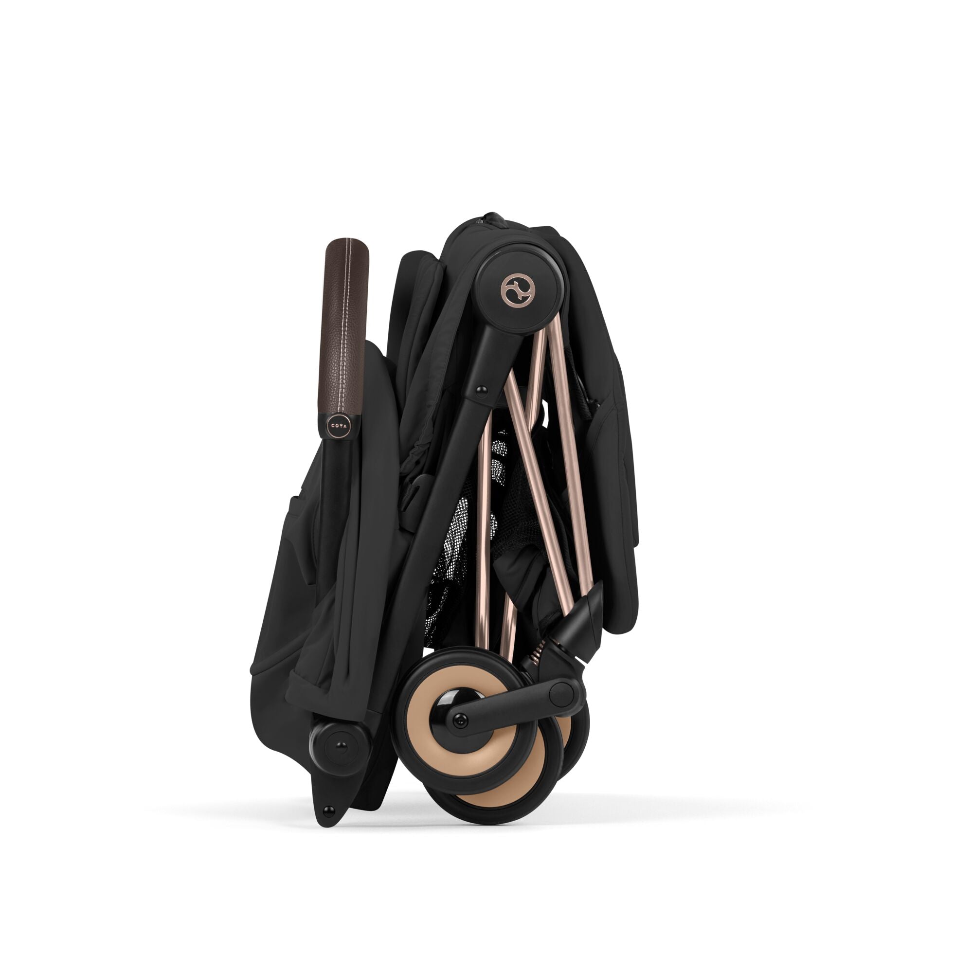 Cybex Coya Comfort Pushchair - Sepia Black with Rose Gold Frame