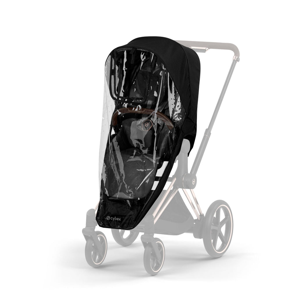 Cybex e-PRIAM Fold Cot Travel System Bundle - Comfort Cozy Beige & Matt Black Frame