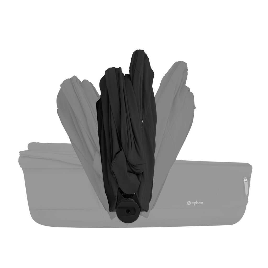 Cybex e-Priam Comfort Set  (Pushchair & Carrycot) - Sepia Black with Matt Black Frame