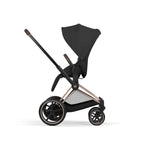 Cybex e-Priam Comfort Set  (Pushchair & Carrycot) - Sepia Black with Rose Gold Frame