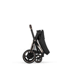Cybex e-Priam Comfort Set  (Pushchair & Carrycot) - Sepia Black with Rose Gold Frame