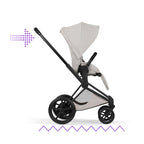 Cybex ePriam Style Pushchair - City Grey with Matt Black Frame