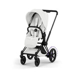 Cybex ePriam Style Pushchair - Off White with Matt Black Frame