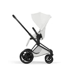 Cybex ePriam Style Pushchair - Off White with Matt Black Frame