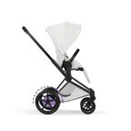Cybex ePriam Style Pushchair - Off White with Matt Black Frame