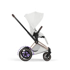 Cybex ePriam Style Pushchair - Off White with Rose Gold Frame