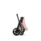 Cybex e-PRIAM Fold Cot Accessory Bundle - Style Peach Pink & Matt Black Frame