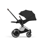 Cybex ePriam Style Pushchair - Sepia Black with Chrome Brown Frame