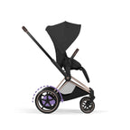 Cybex ePriam Style Pushchair - Sepia Black with Rose Gold Frame