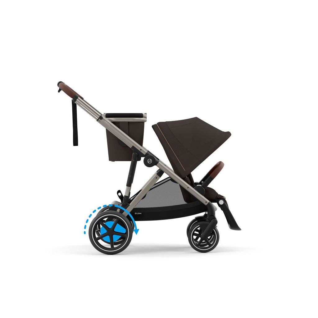 Cybex e-Gazelle S Cloud T Plus Bundle - Chocolate Brown