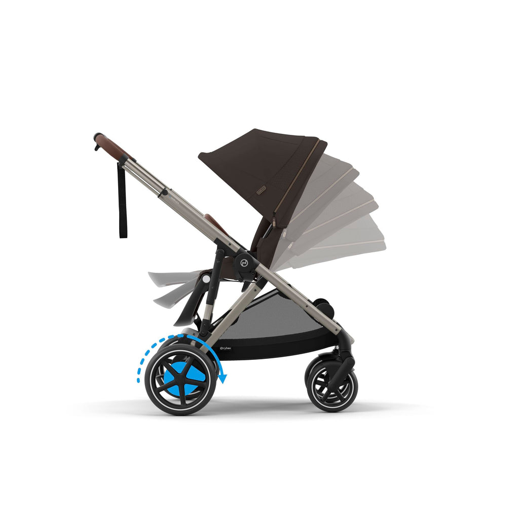 Cybex e-Gazelle S Cloud T Plus Bundle - Chocolate Brown