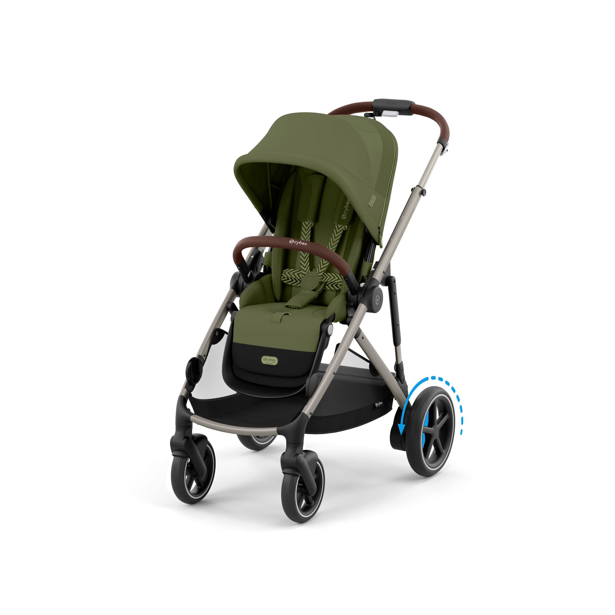 Cybex e-Gazelle S Essential Bundle - Moss Green