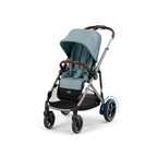 Cybex e-Gazelle S Double Pushchair - Stormy Blue