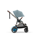 Cybex e-Gazelle S Double Pushchair - Stormy Blue