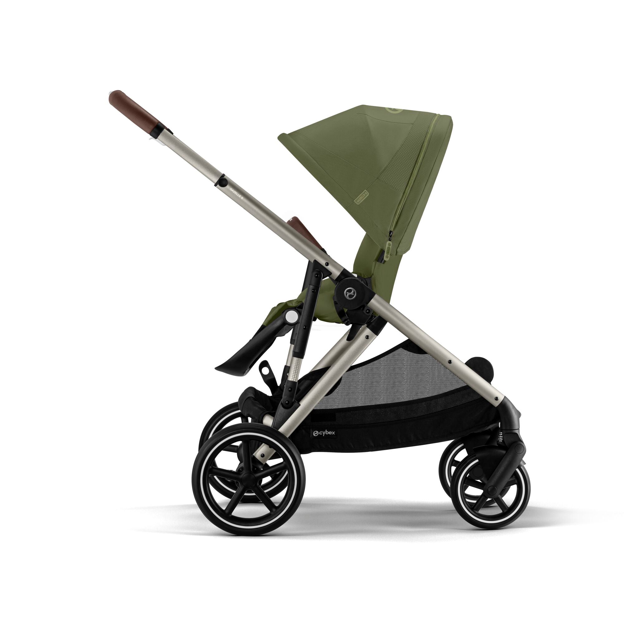 Cybex Gazelle S Double Pushchair- Moss Green