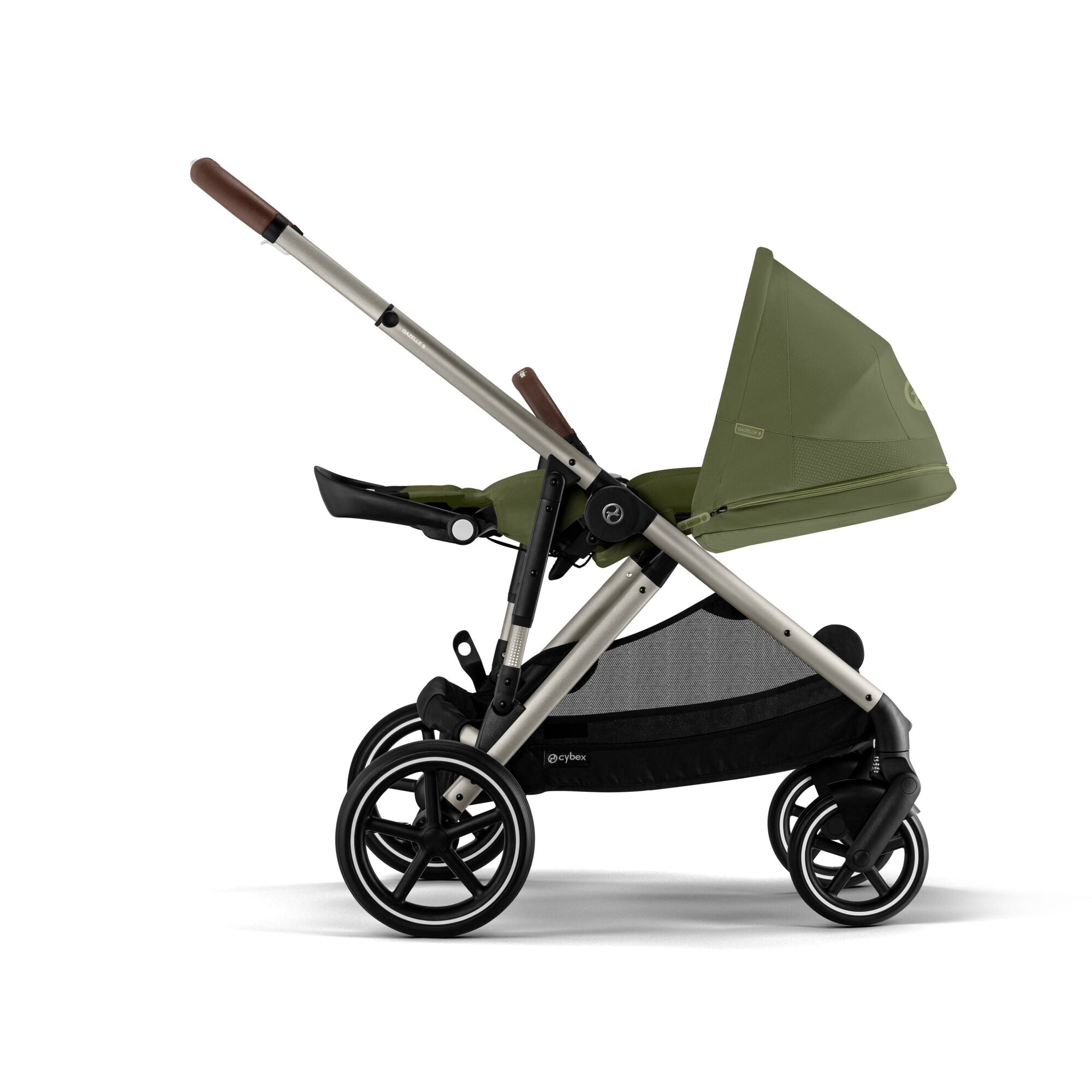 Cybex Gazelle S Twin Pushchair- Moss Green