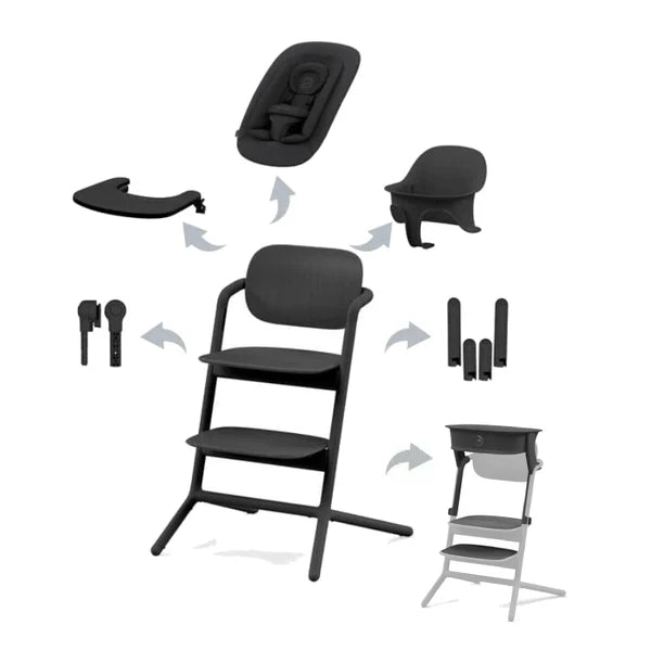 Cybex Lemo 5 in 1 Set - Stunning Black