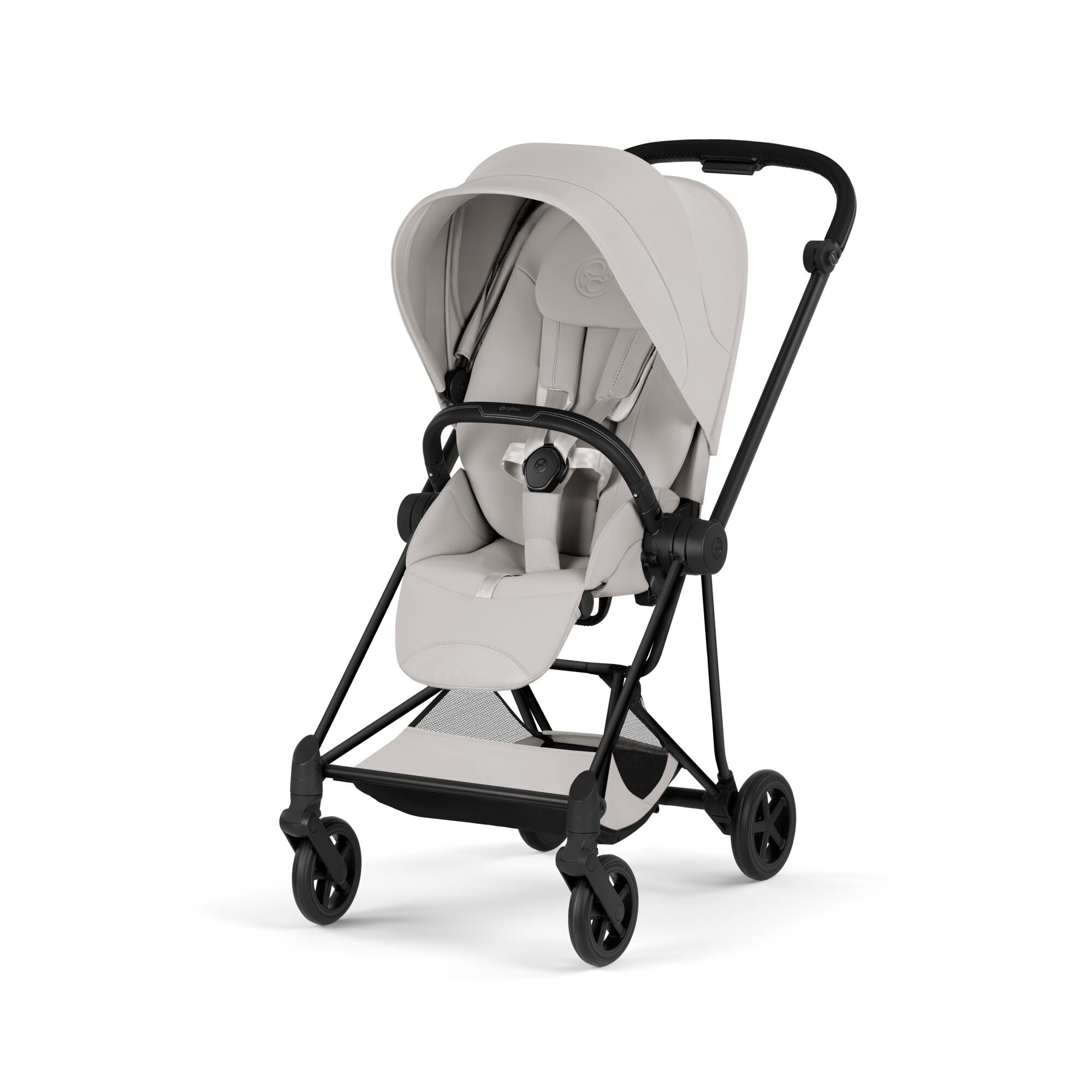 Cybex Mios Fold Cot Ultimate Travel System Bundle - Style City Grey & Matt Black Frame