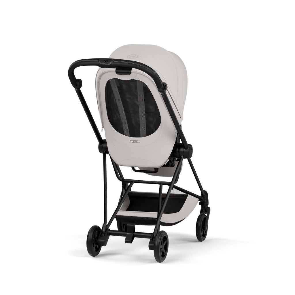 Cybex Mios Style Pushchair & Fold Cot Bundle - City Grey & Matt Black Frame