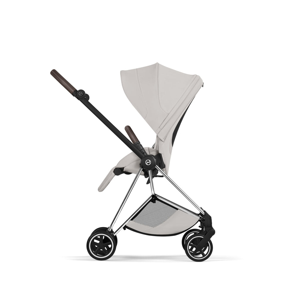 Cybex Mios Style Pushchair - City Grey with Chrome Brown Frame