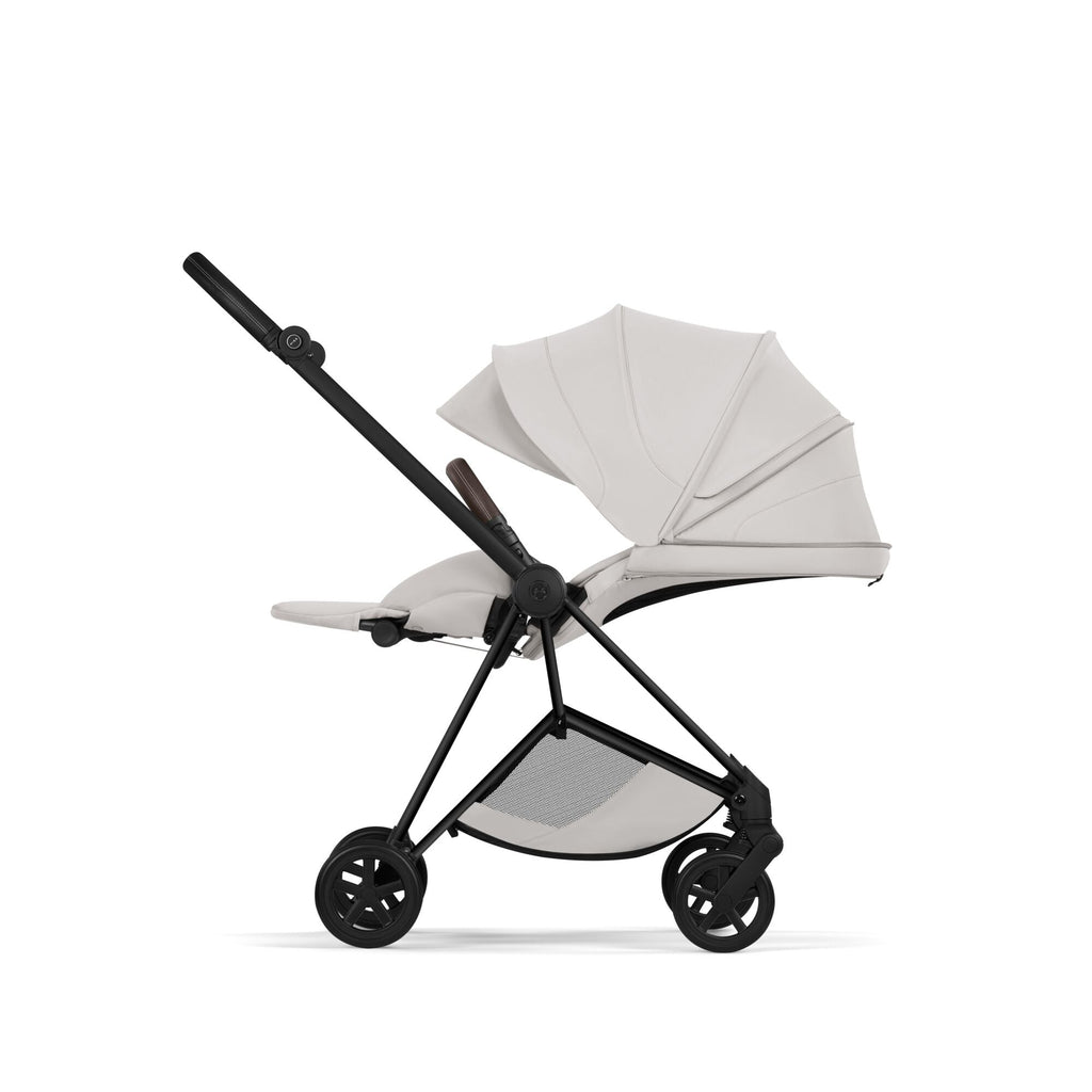 Cybex Mios Fold Cot Ultimate Travel System Bundle - Style City Grey & Matt Black Frame